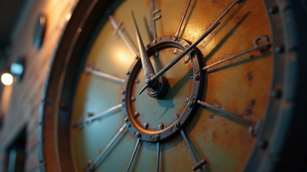 Choisir une horloge murale industrielle pour une déco unique