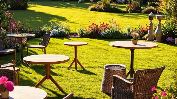 Les meilleures tables de jardin pour un espace extérieur harmonieux
