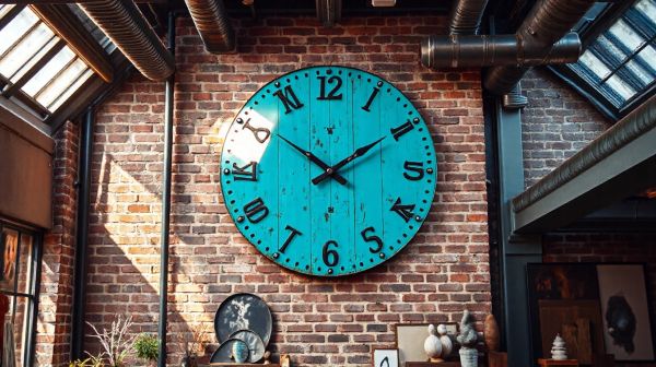 Top 5 horloges murales industrielles pour une déco distincte